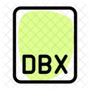 Arquivo dbx  Ícone