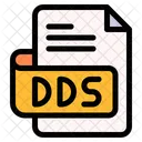 Dds Tipo De Arquivo Formato De Arquivo Ícone