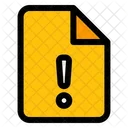 Aviso Alerta Arquivo Icon