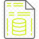 Arquivo De Banco De Dados Arquivo De Dados Banco De Dados Ícone