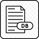 Arquivo de banco de dados  Ícone