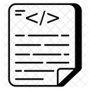 Codigo Fonte Arquivo De Programacao Arquivo De Software Ícone