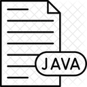 Arquivo De Codigo Fonte Java Ícone