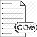 Arquivo De Comando Ms Dos Arquivo Tipo De Arquivo Ícone