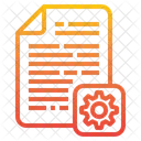 Arquivo De Configuracao Configuracao Roda Dentada Ícone