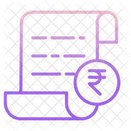 Arquivo de conta de rúpias  Ícone