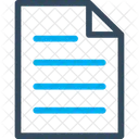 Arquivo De Conteudo Conteudo Documento Ícone