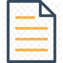 Arquivo De Conteudo Conteudo Documento Ícone
