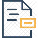 Arquivo De Conteudo Conteudo Documento Ícone