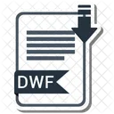 Dwf Extensao Arquivo Ícone