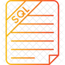 Arquivo De Dados De Linguagem De Consulta Estruturada Arquivo Tipo De Arquivo Ícone