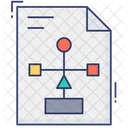 Arquivo De Diagrama De Fluxo Documento De Algoritmo Arquivo De Diagrama Ícone