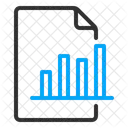 Arquivo de gráfico de barras  Ícone