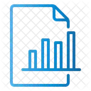 Arquivo de gráfico de barras  Ícone