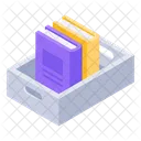 Estante De Livros Arquivo De Livros Estante Icon