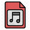 Arquivo De Musica Mp 3 Arquivo Icon