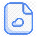 Arquivo de nuvem  Ícone