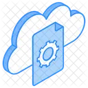 Arquivo de nuvem Icon