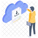 Arquivo de nuvem Icon