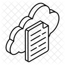 Nuvem Arquivo Documento Icon