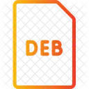 Arquivo Do Pacote De Software Debian Ícone