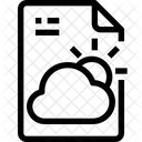 Clima Arquivo De Previsao Arquivo Mais Quente Ícone