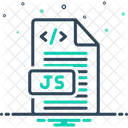 Arquivo De Programacao Arquivo De Script Java Js Ícone