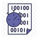 Arquivo De Programacao Tempo De Codificacao Arquivo De Codificacao Ícone