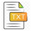 Arquivo De Texto Relatorio Texto Ícone