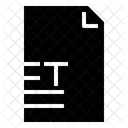 Arquivo De Texto Formatos Extensao Ícone