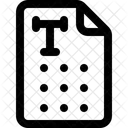 Arquivo de texto  Ícone