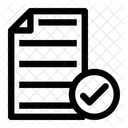 Verificar Completar Documentar Ícone