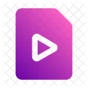 Arquivo De Video Video Documento Icon