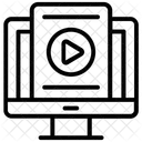 Arquivo De Video Streaming De Video Palestra Em Video Icon