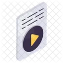 Arquivo De Video Formato De Arquivo Tipo De Arquivo Icon