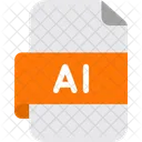 Arquivo do ilustrador adobe  Ícone