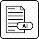 Arquivo do ilustrador adobe  Ícone