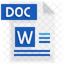 Arquivo doc  Ícone