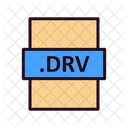 Arquivo Drv Drv Formato De Arquivo Icon