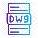 Dwg Arquivo Documento Ícone