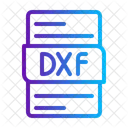 Dxf Arquivo Documento Ícone