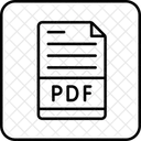 Arquivo de formato de documento portátil  Ícone