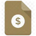 Financas Dolar Arquivo Icon