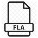 Arquivo fla  Ícone