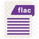 Flac Formato Documento Ícone