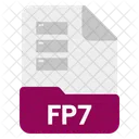 Fp 7 Arquivo Formato Ícone