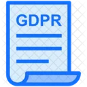 Documento Arquivo GDPR Icon