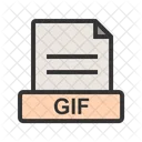 Gif Arquivo Extensao Ícone