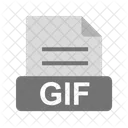 Gif Arquivo Extensao Ícone