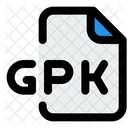 Arquivo gpk  Ícone